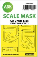 ASK 200-M48004 - SU-27UB double-sided painting mask for Great Wall Hobby - 1:48