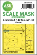 ASK 200-M48030 - F-14D double-sided painting mask for Tamiya - 1:48