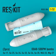 RS32-0306 - ODAB-500PM bombs (2pcs) - 1:32 - [Res/Kit]