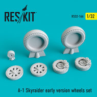 RS32-0166 - A-1 Skyraider early version wheels set - 1:32 - [Res/Kit]