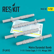 RS32-0050 - Matra Durandal Bomb (4 pcs) - 1:32 - [Res/Kit]