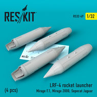 RS32-0049 - LRF-4 rocket launcher (4 pcs) - 1:32 - [Res/Kit]