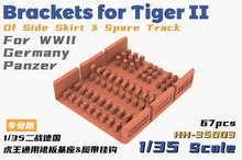 Heavy Hobby HH-35003 - Brackets For Tiger II of Side Skirt & Spare Track - WWII Germany Panzer - 1:35