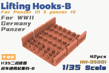 Heavy Hobby HH-35001 - Lifting Hooks-B For Panzer III & Panzer IV - WWII Germany Panzer - 1:35