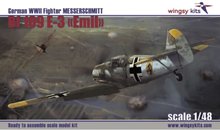 Wingsy Kits D5-08 - German WWII Fighter Messerschmitt Bf 109 E-3 "Emil" - 1:48