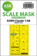 ASK 200-M48046 - A5M4 Claude double-sided painting mask for Wingsy kits - 1:48