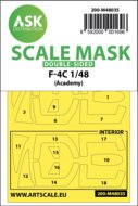 ASK 200-M48035 - F-4C double-sided painting mask for Academy - 1:48