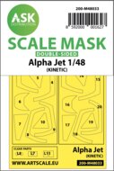 ASK 200-M48033 - Alpha Jet double-sided painting mask for Kinetic - 1:48