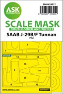 ASK 200-M32017 - SAAB J-29B/F double-sided express masks for Fly - 1:32