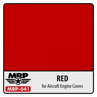 MRP-041 - Red Engine covers for aircraft - [MR. Paint]