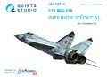 Quinta-Studio-QD72014-MiG-31B--3D-Printed-&amp;-coloured-Interior-on-decal-paper--(for-Trumpeter-kit)-1:72