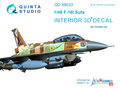 Quinta-Studio-QD48033-F-16I-3D-Printed-&amp;-coloured-Interior-on-decal-paper-(for-Kinetic-kit)-1:48