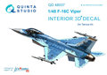 Quinta-Studio-QD48037-F-16C-3D-Printed-&amp;-coloured-Interior-on-decal-paper-(for-Tamiya-kit)-1:48