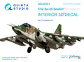 Quinta-Studio-QD32001-Su-25-3D-Printed-&amp;-coloured-Interior-on-decal-paper-(for-Trumpeter-kit)-1:32