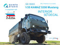 Quinta-Studio-QD35003-Kamaz-5350-Mustang--3D-Printed-&amp;-coloured-Interior-on-decal-paper-1:35