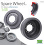 TR35005-M1-Abrams-Spare-Wheel-Set-Old-Versino-(3-pieces)-1:35-[T-Rex-Studio]