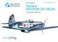 Quinta-Studio-QD32007-Yak-3--3D-Printed-&amp;-coloured-Interior-on-decal-paper--(for-Special-Hobby-kit)-1:32