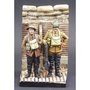 Resicast-35.7007-Lewis-gunner-&amp;-infantryman-in-waders-with-trench-base