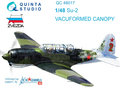 Quinta-Studio-QC48017-Su-2--vacuformed-clear-canopy-(for-Zvezda-kit)-1:48