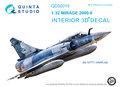 Quinta-Studio-QD32010-Mirage-2000-5--3D-Printed-&amp;-coloured-Interior-on-decal-paper--(for-Kitty-Hawk-kit)-1:32