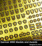 RDM35PE04-German-WWII-Medals-and-Awards-(PE-sets)-1:35-[RADO-Miniatures]