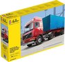 Heller-81702-Volvo-F12-20-Globetrotter-&amp;-Container-semi-trailer-1:32