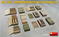 MiniArt-35261-Soviet-Ammo-Boxes-With-Shells-1:35