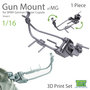 TR16013-WWII-German-MG-AA-Gun-Cupola-Mount-(-1-pieces)-1:16-[T-Rex-Studio]