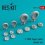 RS48-0272-F-100-(A)-Super-Sabre-wheels-set-1:48-[Res-Kit]
