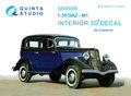Quinta-Studio-QD35006-GAZ-M1-3D-Printed-&amp;-coloured-Interior-on-decal-paper-(for-Zvezda-kits)-1:35