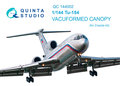 Quinta-Studio-QC144002-Tu-154-vacuformed-clear-canopy-(for-Zvezda-kit)-1:144