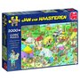 JUM19087-Jan-van-Haasteren-Kamperen-in-het-Bos-(2000)