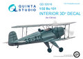 Quinta-Studio-QD32016-Bu-131-3D-Printed-&amp;-coloured-Interior-on-decal-paper-(for-ICM-kit)-1:32