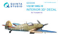 Quinta-Studio-QD32046-Bf-109G-10-3D-Printed-&amp;-coloured-Interior-on-decal-paper-(for-Trumpeter-kit)-1:32