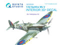 Quinta-Studio-QD32030-Spitfire-Mk.V-3D-Printed-&amp;-coloured-Interior-on-decal-paper-(for-Hobbyboss-kit)-1:32