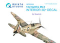 Quinta-Studio-QD32043-Spitfire-Mk.-II-3D-Printed-&amp;-coloured-Interior-on-decal-paper-(for-Revell--kit)-1:32