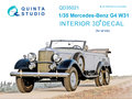 Quinta-Studio-QD35021-Mercedes-Benz-G4-W31-3D-Printed-&amp;-coloured-Interior-on-decal-paper-(for-all-kit)-1:35