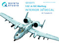 Quinta-Studio-QD32073-A-10C-3D-Printed-&amp;-coloured-Interior-on-decal-paper-(for-Trumpeter-kit)-1:32