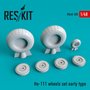RS48-0285-He-111-wheels-set-early-type-1:48-[Res-Kit]