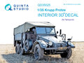 Quinta-Studio-QD35025-Krupp-Protze-3D-Printed-&amp;-coloured-Interior-on-decal-paper-(for-Tamiya-kit)-1:35