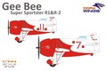 Dora-Wings-DW14402-Gee-Bee-Super-Sportster-R1&amp;R2-1:144