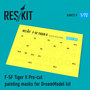 RSM72-0009-F-5F-Tiger-II-Pre-cut-painting-masks-for-DreamModel-kit-1:72-[Res-Kit]