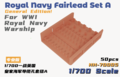 Heavy-Hobby-HH-70005-Royal-Navy-Fairlead-Set-A-General-Edition-WWI-Royal-Navy-Warship-1:700