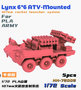 Heavy-Hobby-HH-72002-Lynx-6*6-ATV-Mounted-107mm-Rocket-Launcher-System-PLA-Army-1:72