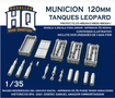 HQ35501-Municion-120mm-Tanques-Leopard-(projectielen-M829A3-M830-M830A1)-1:35-[HQ-Modeller`s-Head-Quarters]