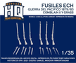 HQ35502-Fusiles-ECH-Guerra-Del-Pacifico-1879-83-Comblain-II-Y-Grass-1:35-[HQ-Modeller`s-Head-Quarters]