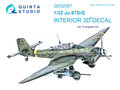 Quinta-Studio-QD32087-Ju87-D-G-3D-Printed-&amp;-coloured-Interior-on-decal-paper-(for-Trumpeter-kit)-1:32