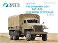 Quinta-Studio-QD35036-Studebaker-US6-3D-Printed-&amp;-coloured-Interior-on-decal-paper-(for-ICM-kit)-1:35