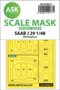 ASK-200-M48041-SAAB-J29-B-double-sided-painting-mask-for-Pilot-Replicas-1:48