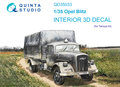 Quinta-Studio-QD35033-Opel-Blitz-3D-Printed-&amp;-coloured-Interior-on-decal-paper-(for-Tamiya-kit)-1:35